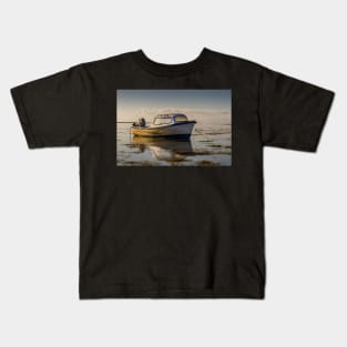 Peaceful Sunrise - Wexford Coastline Kids T-Shirt